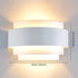 (1PCS) LightInTheBox Modern Wall Light, Black Indoor Wall Light Metal Wall Sconce for Home Theater, Staircase