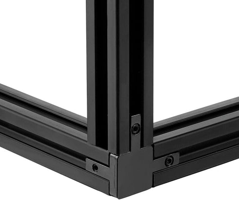 8Sets 3-Way End Corner Bracket Solid Connectors for 2020 Series 6mm Slot Aluminum Profile Accessories