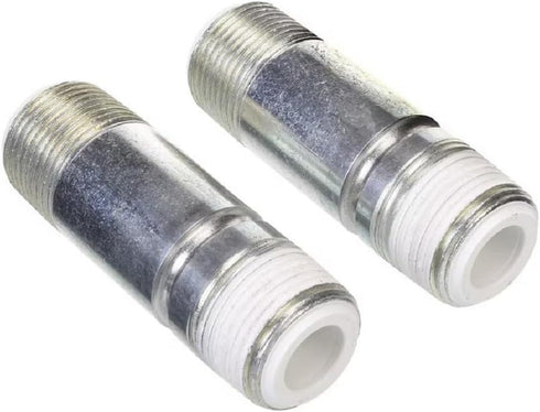 Rheem UV12992 Heat Trap Nipples, 3/4-Inch NPT, 3-Inch Length, Silver, 2 Count