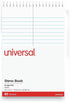Universal 96920 Steno Book, Gregg Rule, 6 x 9, White, 80 Sheets