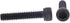 Prime-Line 9178087 Socket Head Cap Screws, Hex Drive, #10-24 X 1 in, Black Oxide, 25 Pack