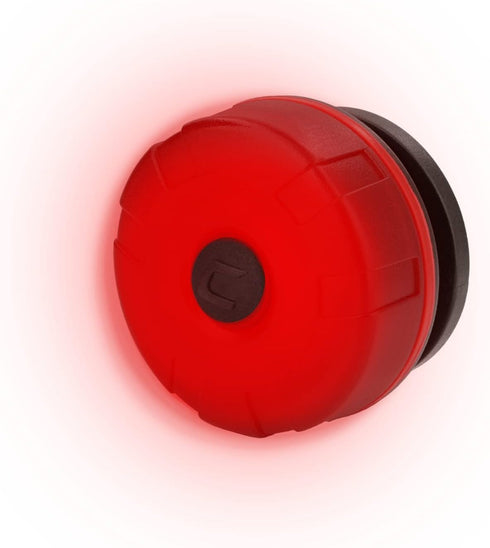 Coast SL1R USB Rechargeable Safety Clip Light, Multi-Mode Red Light, Adhesive Dual Mount for Running, Cycling, Job Site