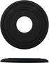 12"OD 3.94"ID HEVSTIL Black Ceiling Medallion PU Ceiling Medallion for Light Fixtures Simple and Modern Ceiling Light