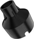 1 Pack Black Plastic Holder Waterproof Preembedded Inserts for 1W LED Step Lights, (S- 1-1/8") for Concrete Grassland