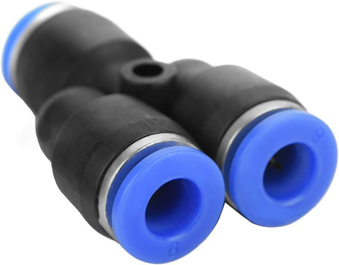 40Pcs Quick Connect Push in to Connect Water Tube Fitting, 1/4" Air Push Quick Fittings, 4 Shapes