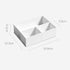 Generic Countertop 3 Desktop Storage Organizer Desktop Storage Box Pen Pencil Card Holder Divider Grid Tea Milk Bags