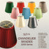 CS-1007-5L/GRN 3" 5" 4.5", Royal Designs Clip On Empire Chandelier Lamp Shade, x x Light Green