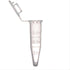 1000 PCS 0.5ml Microcentrifuge Tubes with Attached Lid, Clear Graduation Plastic Lab Snap Tubes (Bag Pack)