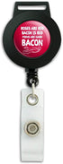 GRAPHICS & MORE Poems are Hard Bacon Lanyard Retractable Reel Badge ID Card Holder