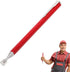Red Magnet Extension Tool, Telescopic Magnetic Pick Up Tool with LED Flashlight, Flexible Pickup Gadget