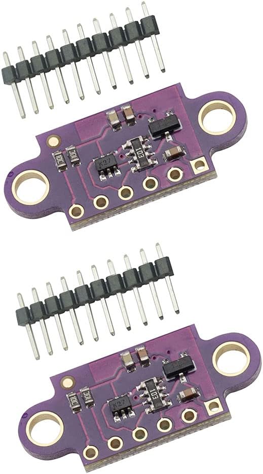 2PCS VL53L0X Time of Flight Ranging Sensor Breakout 940nm Laser Accurate Distance Module I2C IIC