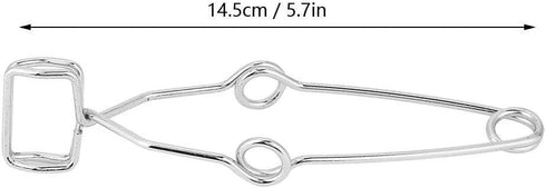 5PCS Spring Test Tube Holders Steel Clip Clamp Holder Testing Tube Holder Laboratory Test Tube Clip Laboratory Experiment Testing Holder 14.5cm Length Suitable for Standard Test Tubes