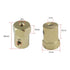 CHANCS 2 Pieces 2mm Motor Flexible Coupling Coupler Connector for Car Wheels Tires Shaft Motor Accessories