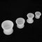 4pcs Silicone Dental Laboratory Mixing Cup Set, Rubber Dental Materials Mixing Bowl, Self-Curing Mixing Cup