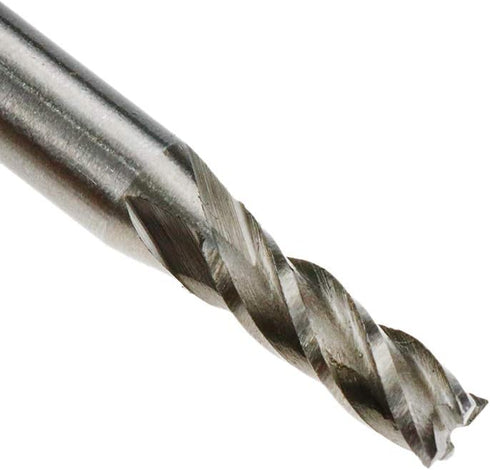End Mill 3/16" Cutting Dia, 1/4" Shank Dia, 4 Flute Drill Bit - 5pcs