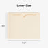Smead File Jackets, 25 Count, Manila, Reinforced Straight-Cut Tabs, Letter Size