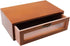 Wood Desk Organizer with File Organizer, Vintage Metal Drawer Pulls, Office Home Toiletries Supplies Vanity