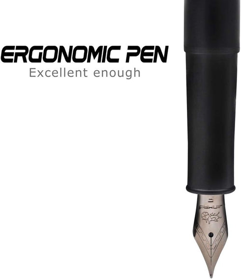 JINHAO 75 HongYun Fountain Pen, Matte Black, Fine Nib