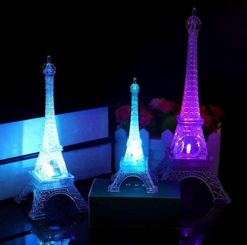 anso Large Color Changing Eiffel Tower LED Night Light