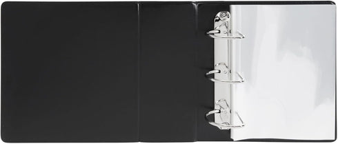 Juvale 4-Inch Theater Binder with 30 Sleeves, 3-Ring Organizer with Clear Sheet Protectors, 2 Pockets Per Sleeve