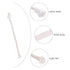 Alcohol Lamps Wick 10pcs Cotton Wick with 1 Piece Porcelain Wick and 1 Piece Plastic Cap Glass Alcohol Burner Lamp Accessaries Teaching Equipment Part