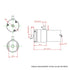 CZCAJKPSV 3.7V 6V 12V 370 65db(6V) Mini Air Pump Electric Micro Vacuum Booster Motor for Beauty Instrument Medical