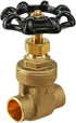 MIDLINE VALVE 427D334 Gate Valve, Lead-Free, 1-1/2 in. Sweat Connection