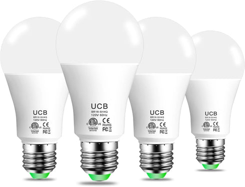 UCB Alexa Light Bulb 130W Equivalent, Smart Bluetooth LED Bulbs, Warm White to Daylight Tunable, 4 Pack for Bedroom