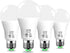 UCB Alexa Light Bulb 130W Equivalent, Smart Bluetooth LED Bulbs, Warm White to Daylight Tunable, 4 Pack for Bedroom