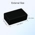 Project Box 8 Pieces Electrical Box Small Junction Box ABS Plastic Enclosure Power Electronic Case Black 3.15" x 1.97" x 1.02"(80 x 50x 26mm)