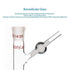 stonylab Glass Connecting Adapter with PTFE Stopcock, Borosilicate Glass 14/20 Flow Control Adapter