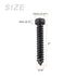 Hex Lag Screws (5/16" x 2") 5Pcs, Carbon Steel Phillips Self-Tapping Wood Bolts - for Household Applications