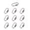 10 Pcs M4 Stainless Steel Quick Coupler Links, High Strength Locking Carabiner Connector Snaps, 1.65"(L)