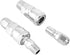 8Pcs Quick Fitting C Type 1/4 Inch Zinc Alloy Pneumatic Quick Fitting Connector Socket and Plug Kit Parts for Air Hose by Walfront