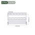 YOKIVE 2 Pcs Tube Rack, Acrylic Test Tube Rack Holder | Great for 10ml Lab Test Tube(Clear, 6-Sockets)