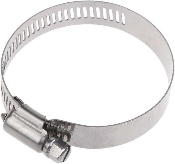 Stainless Steel Hose Clamps Adjustable 1" - 3-1/4" Worm Gear Hose Clamps 10 PCS Hose Clamp Stainless Steel Micro Size 44 SAE 44 Pipe Clamp for Automotive Mechanical Household and Plumbing Application