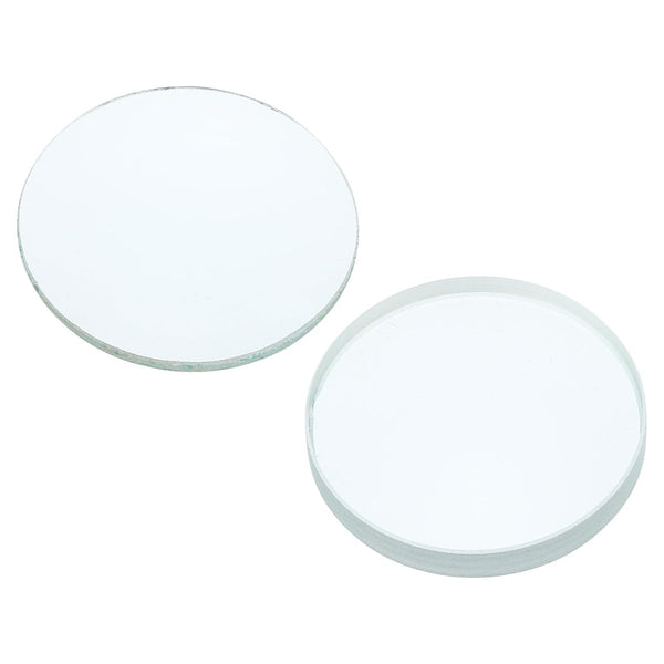 PATIKIL 10cm Focal Length 40mm Double Convex Lens and 10cm Focal Length 40mm Double Concave Lens, 2 Pack