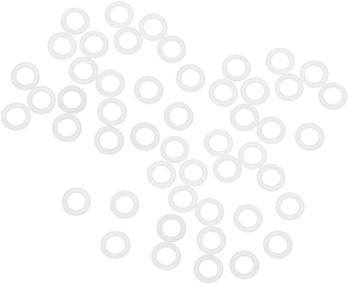 uxcell Silicone O-Rings, 8mm OD 5mm ID 1.5mm Width VMQ Seal Gasket for Compressor Valves, Pack of 50