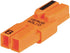 Ideal 30-682 Power Plug Luminaire Disconnects, Orange, Pack of 25