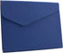 Enyuwlcm PU Leather A4 Document Holder, Waterproof Portfolio Envelope Case with Invisible Magnetic Closure (Blue)