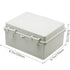 Zulkit Junction Box, ABS Plastic, Dustproof Waterproof IP65, Outdoor Universal Project Enclosure, 8.7 x 6.7 x 4.3 inch