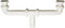 Plumb Pak PP930W Center Waste Outlet with Baffle Tee, 1-1/2 in Inlet, Plastic, 16"