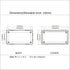 LeMotech Project Box 10 Pieces Black ABS Plastic Electrical Case Small Junction Box for Electronics 2.83 x 1.65 x 0.91
