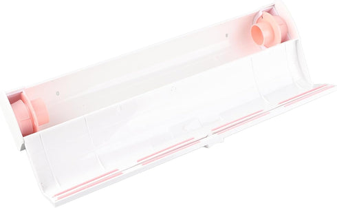 Cling Film Cutter, Professional Refillable Food Wrap Dispenser with Slide Cutter