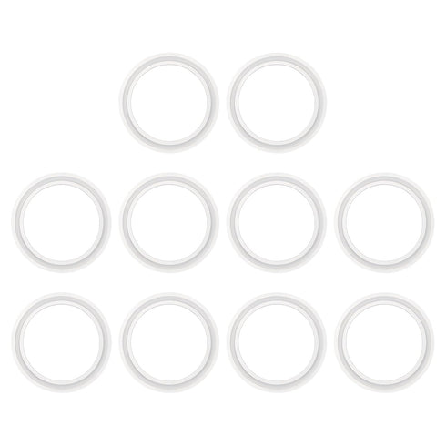 PATIKIL 10pcs Tri Clamps Gasket, 64mm OD 48mm ID Sanitary TC Tri