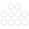 PATIKIL 10pcs Tri Clamps Gasket, 64mm OD 48mm ID Sanitary TC Tri
