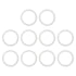 PATIKIL 10pcs Tri Clamps Gasket, 64mm OD 48mm ID Sanitary TC Tri