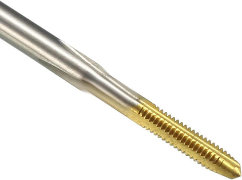 uxcell Metric Machine Tap M2 x 0.4mm H2 Titanium Coated High Speed Steel Screw Thread Tapping Tool