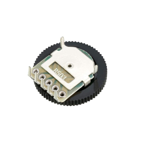 uxcell 50K Ohm Dial Wheel Potentiometer for Audio Stereo Volume Control, 20Pcs