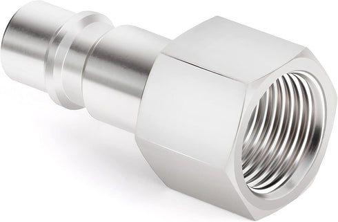 GASHER 10PCS 3/8-Inch NPT Female Industrial Air Tool Fitting, High Flow Pneumatic Plugs, Max Working Pressure 300PSI
